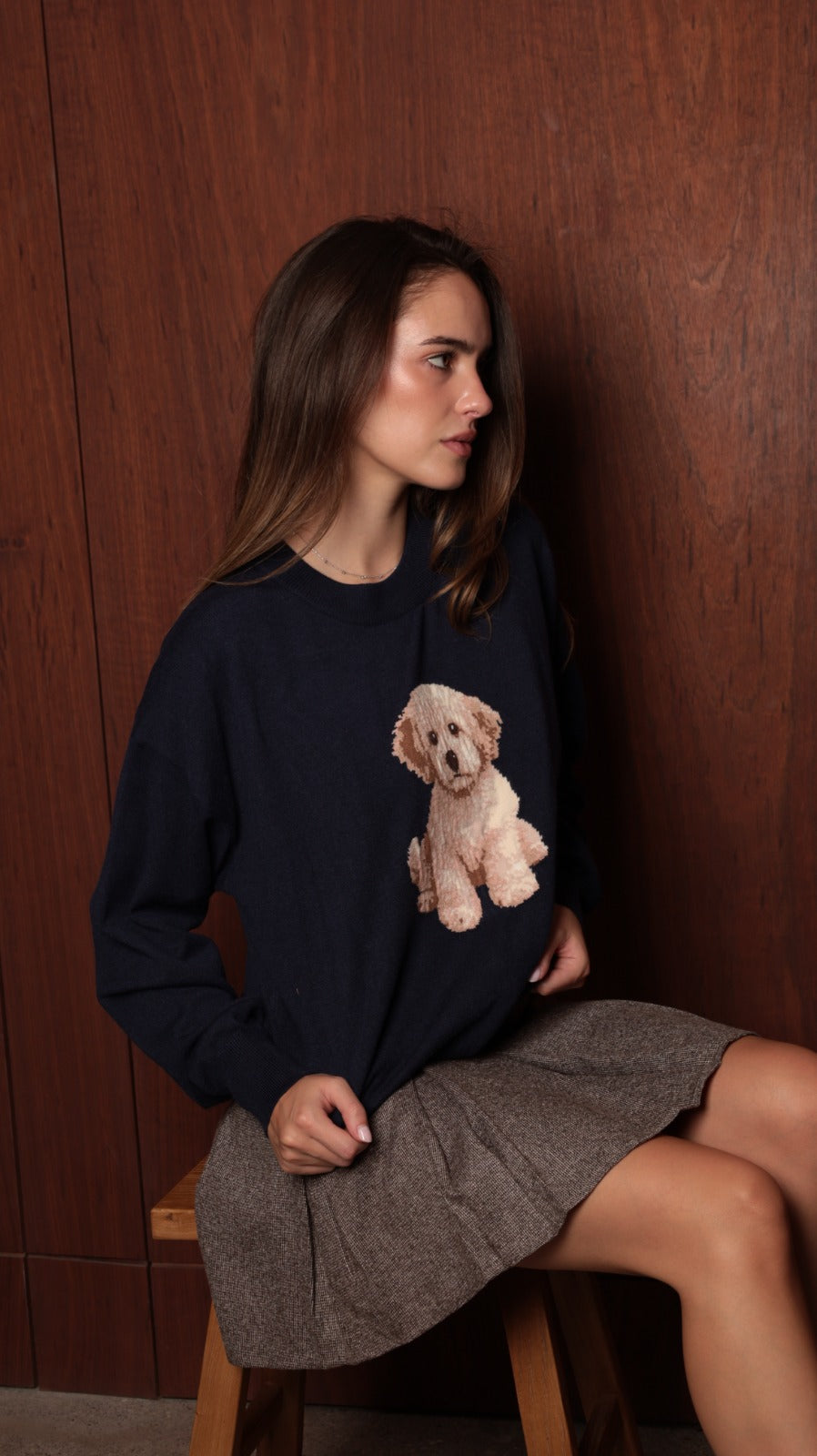 Milo Teddy Knit Sweater —