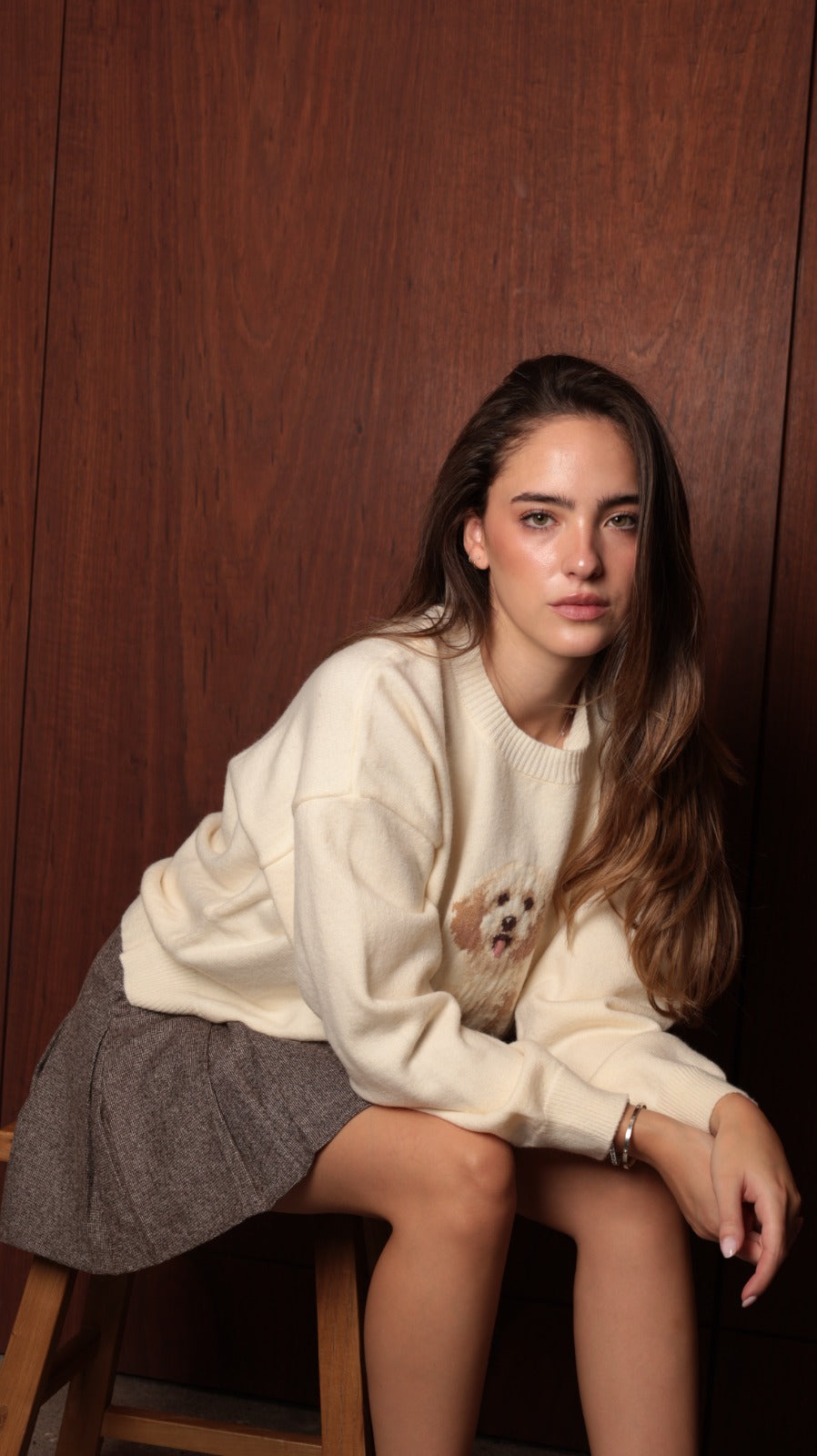 Milo Teddy Knit Sweater —