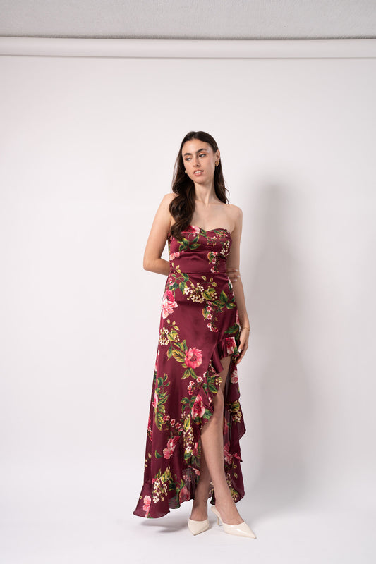 Guindo Dress With Flowers