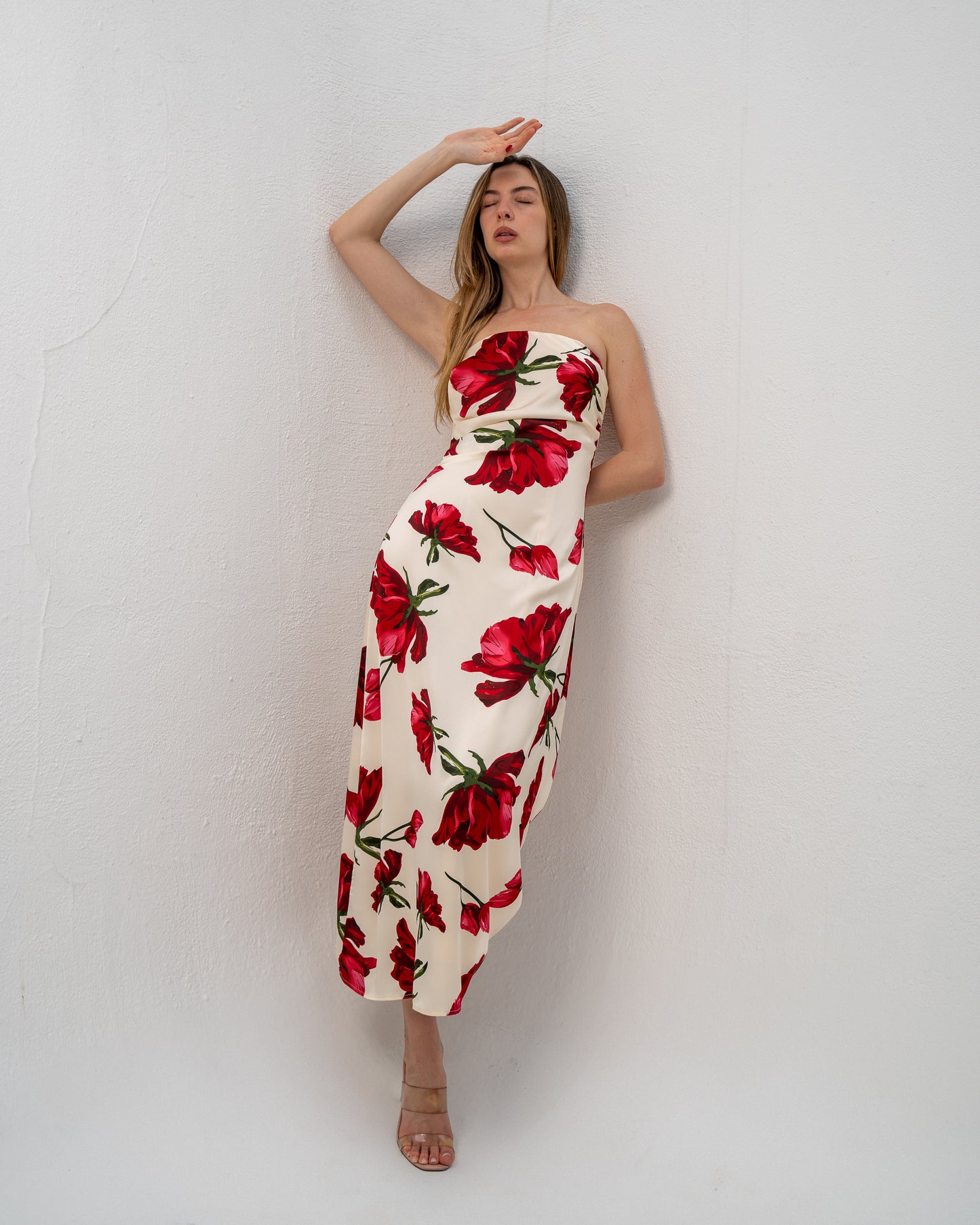 Rose Gala Strapless Gown