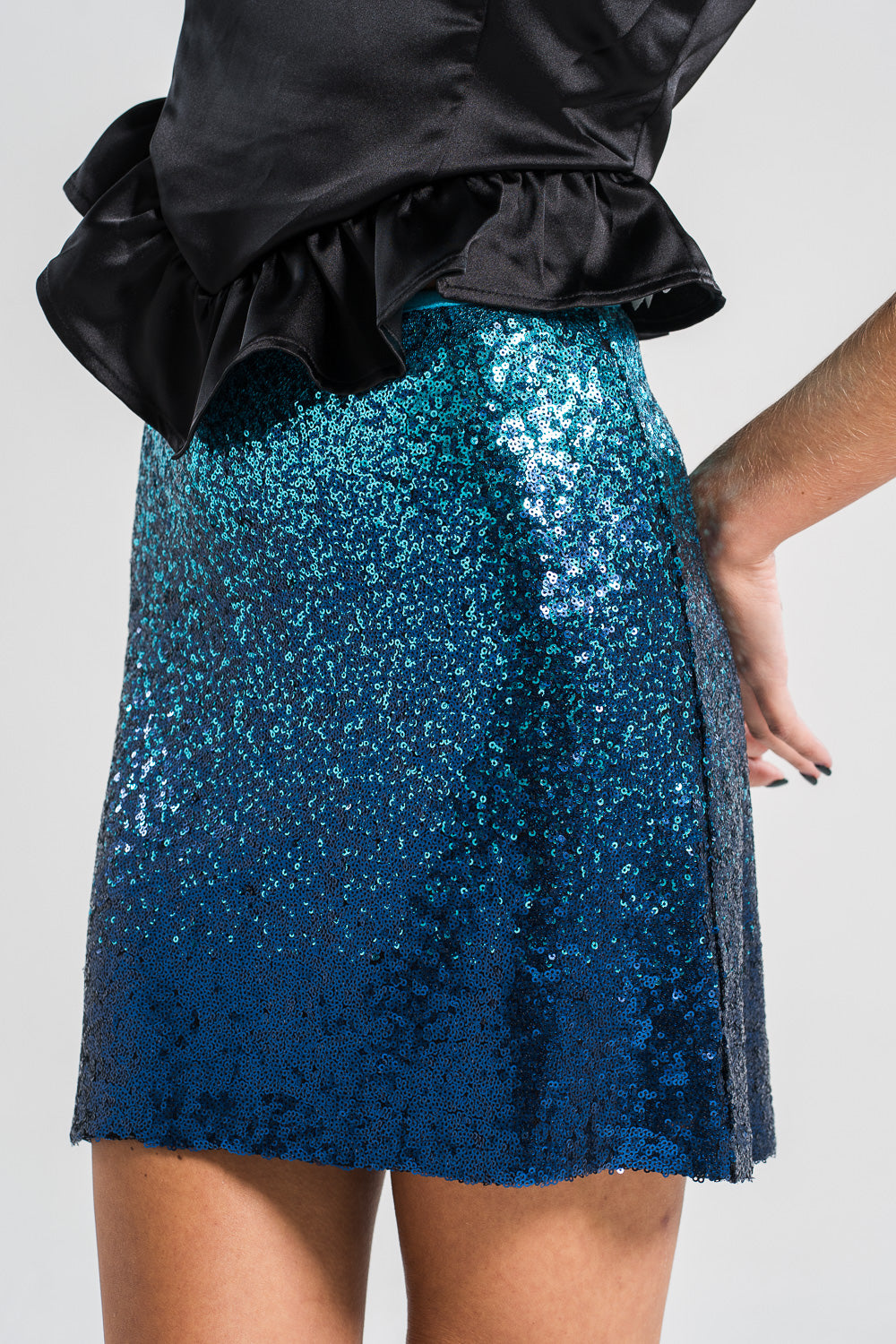 Blue Sparkly Skirt