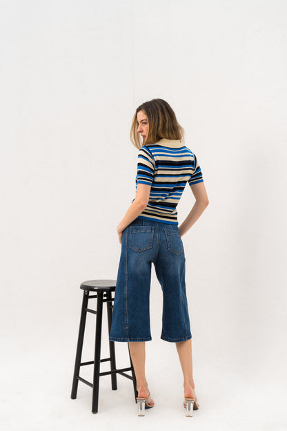polo bluish top