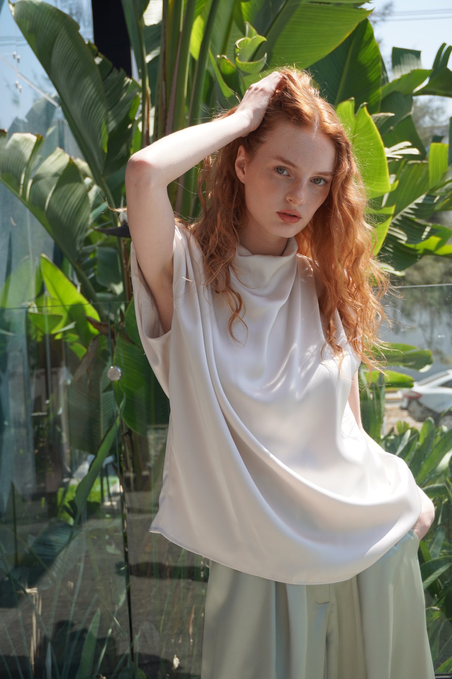 Satin blouse