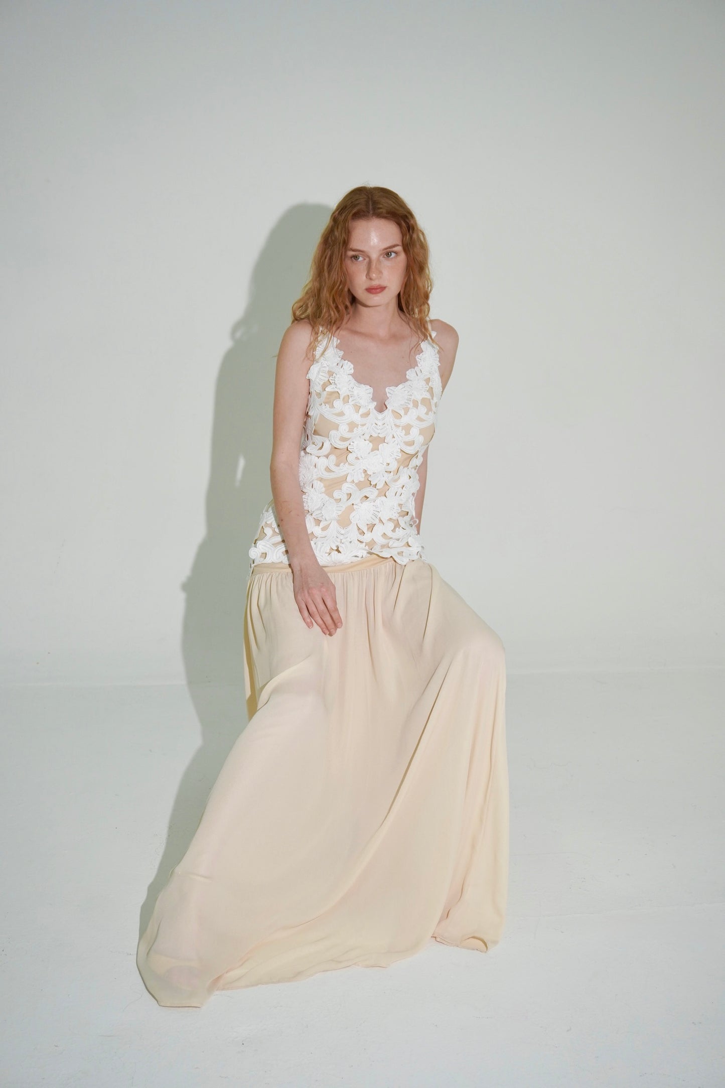 Lace flowy dress