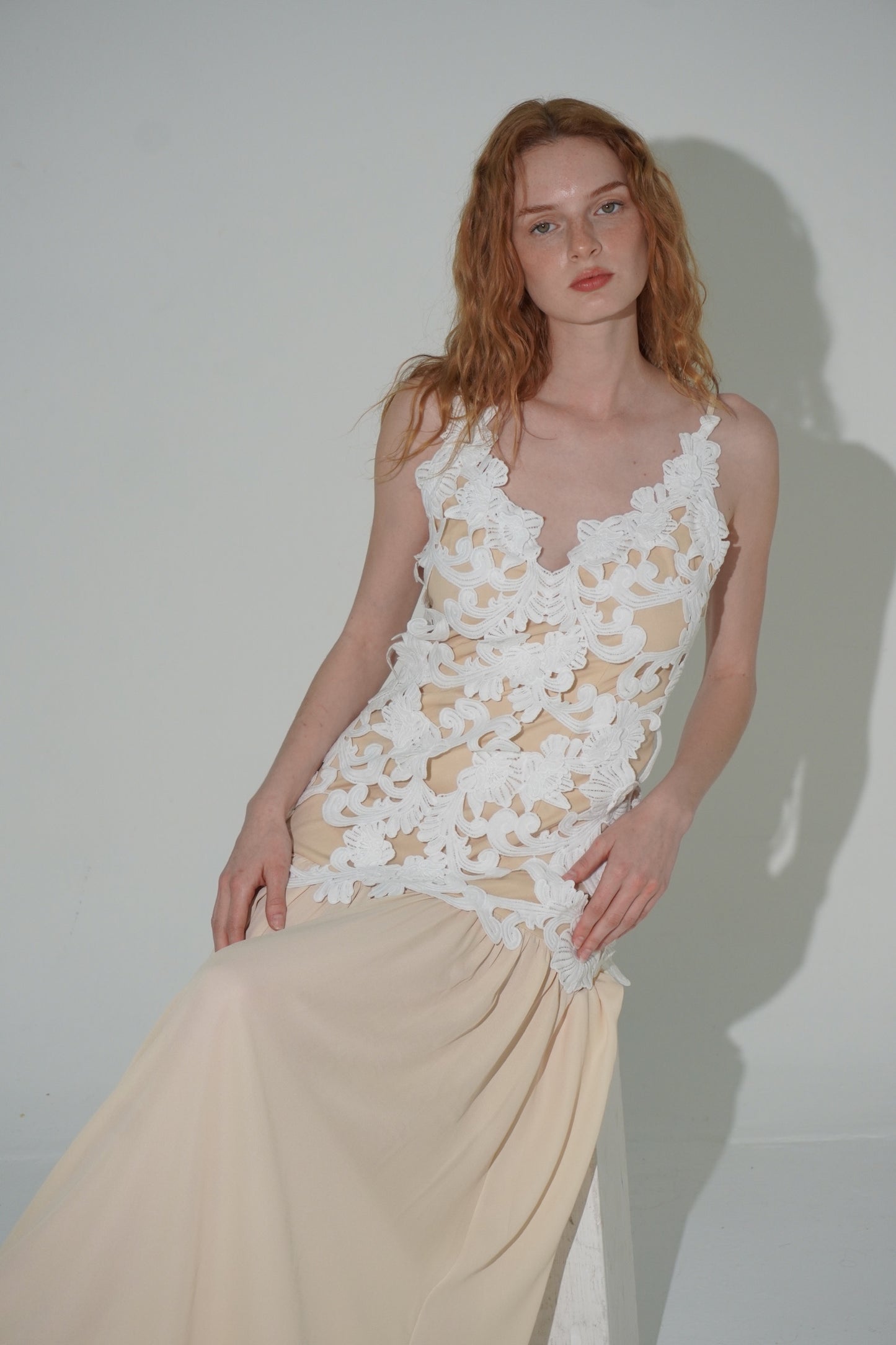 Lace flowy dress